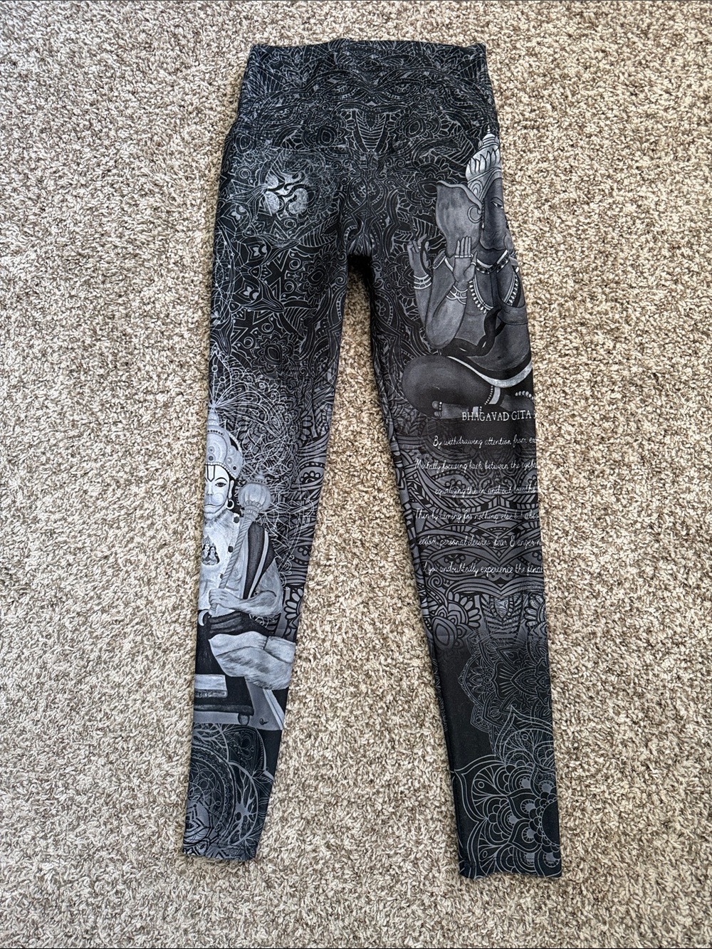 Moksha leggings, Ganesha and hanuman